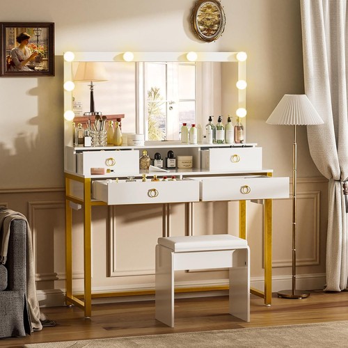 Makeup vanity desk with - vanity,