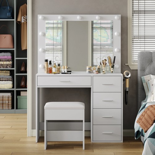 Vanity desk with power - desk,
