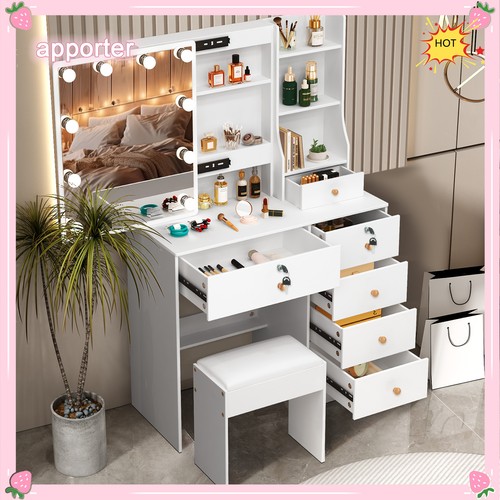 Vanity set with - set, led