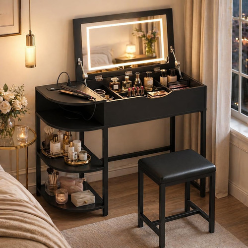 Cyclysio vanity desk - vanity, flip