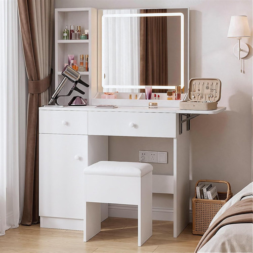 Vanity desk set - desk,