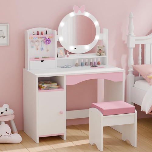 Kids vanity table and chair - table,