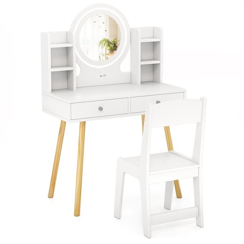 Princess vanity set with led - vanity,