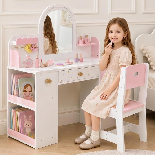 Kids vanity with lights and - vanity,