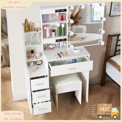 Dressing table vanity set - table,