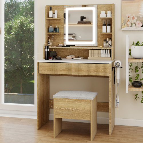 Vanity set dressing - dressing, table