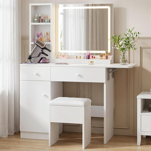 Vanity desk with lighted - vanity,