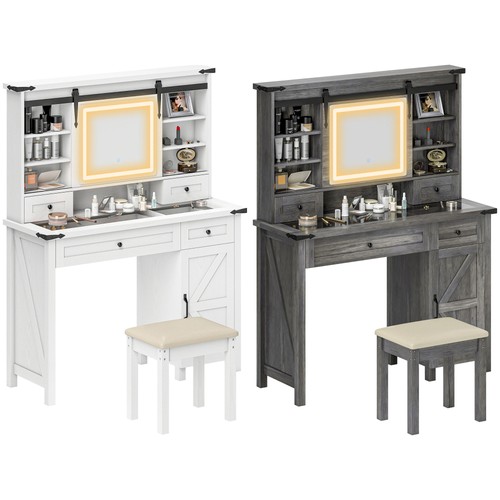 Homcom vanity desk set - homcom,