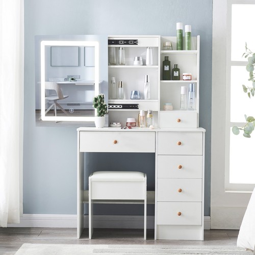 Drawers makeup table vanity - table,