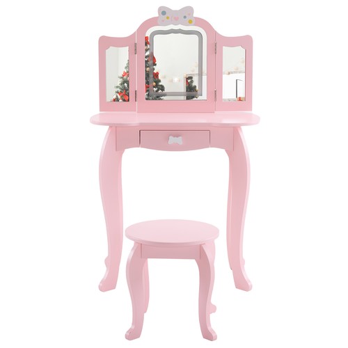 Kids vanity table and chair - vanity,