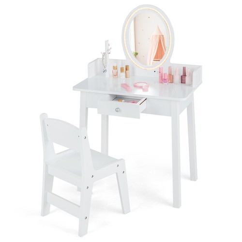 Kids vanity table lighted - table,
