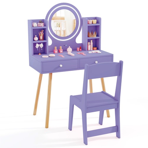 Princess vanity set with led - set,