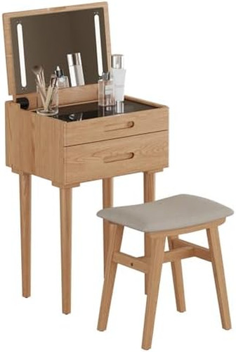 Chic small vanity - vanity, stool