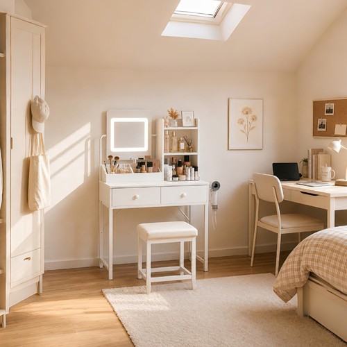 Vanity desk with - vanity,
