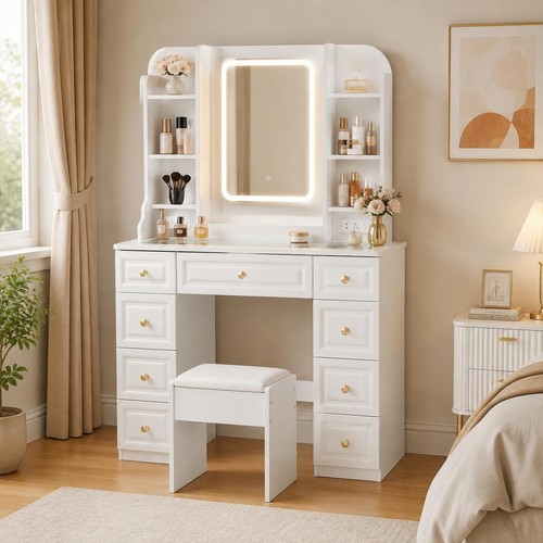 Modern vanity desk with - desk,