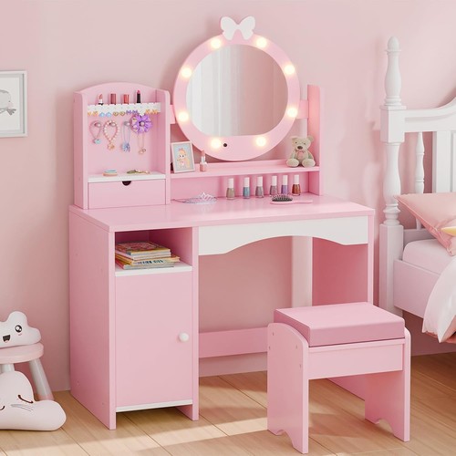 Kids vanity table and chair - kids,
