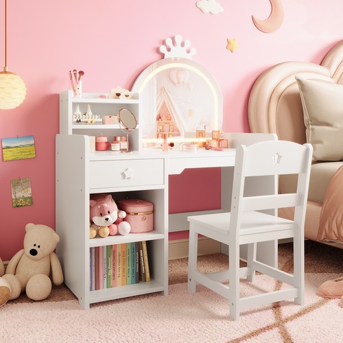 Kids vanity table chair - kids,