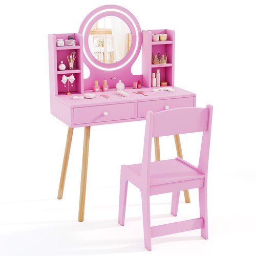 Princess vanity set with led - princess,
