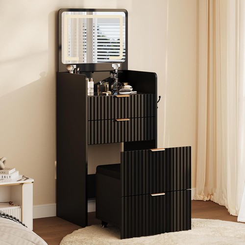 3in1 vanity desk with 3 - ,