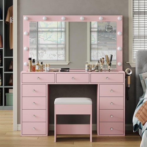 Vanity desk with mirror 11 - mirror,,
