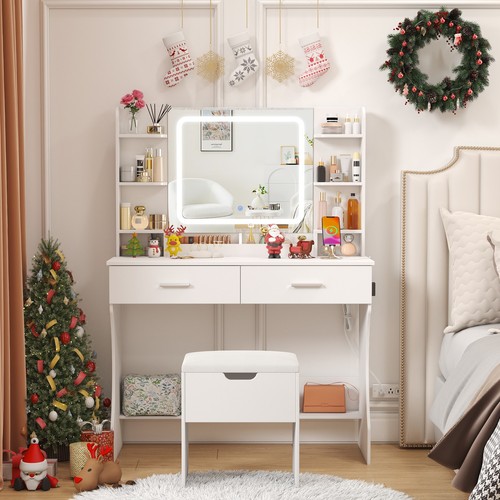 Vanity with mirror - vanity,